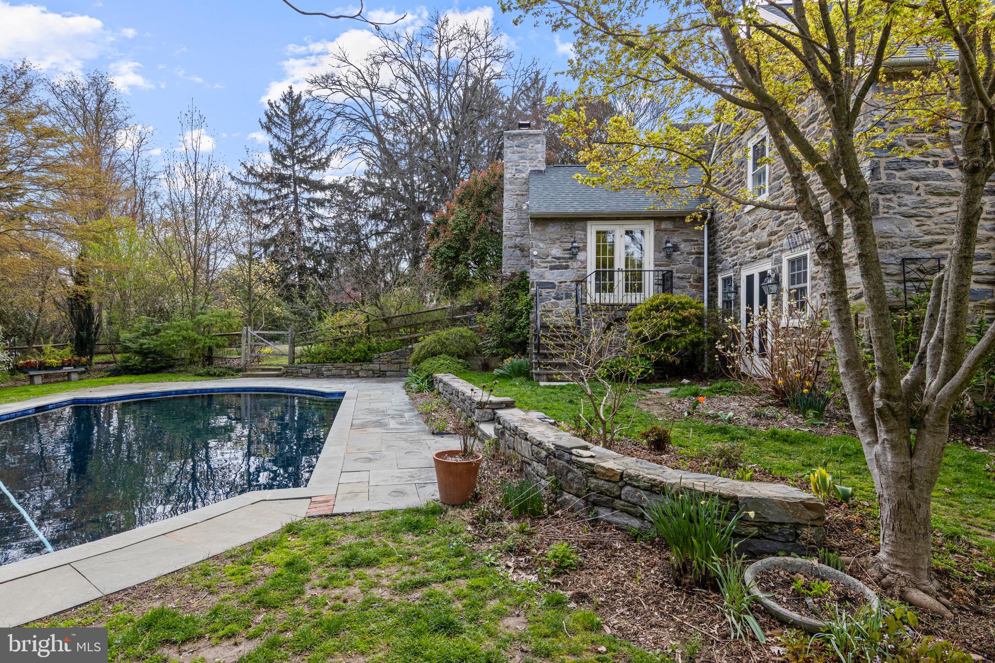 331 Fishers Road Bryn Mawr, PA 19010 - Photo 23 of 64 a front view of a house with garden