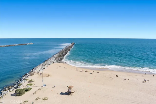 a view of beach and ocean
