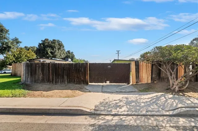 a backyard of a house
