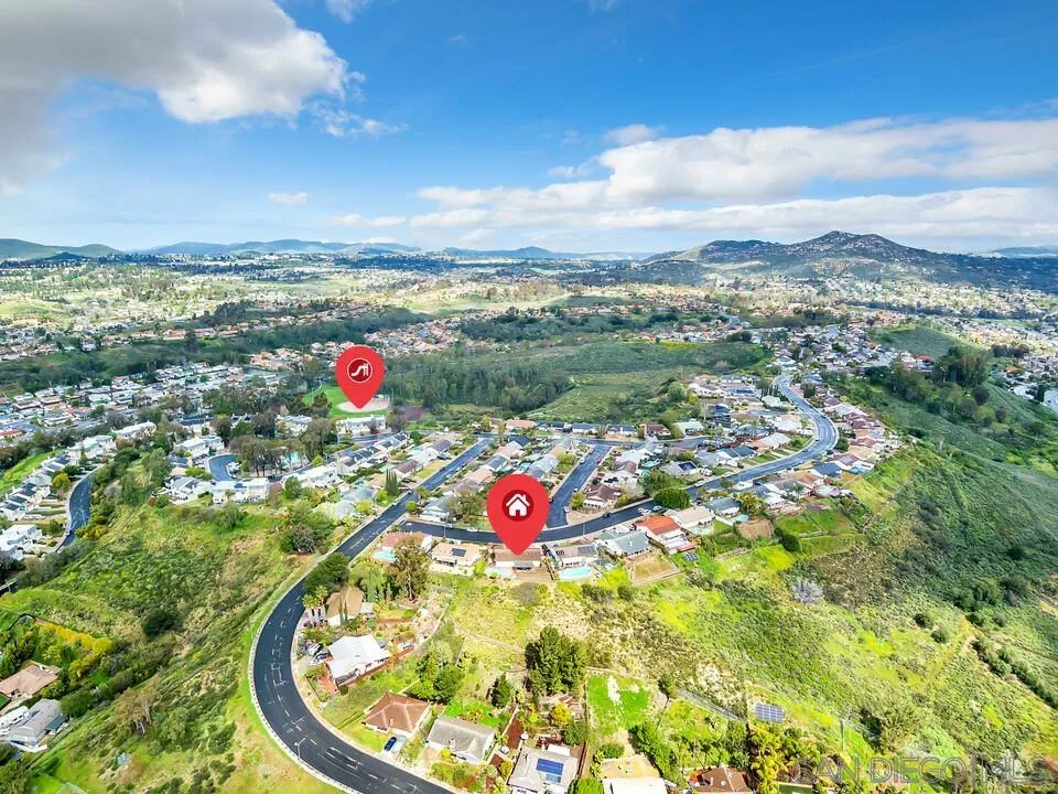 13415 Pequot Drive Poway, CA 92064 - Photo 47 of 63 an aerial view of residential houses with outdoor space