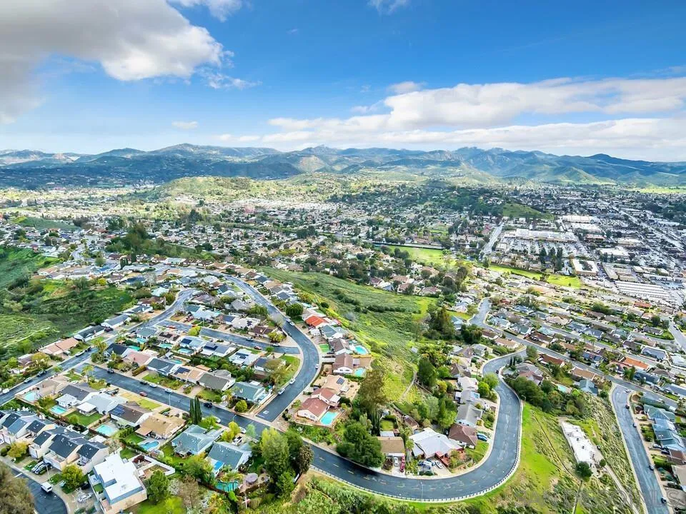 13415 Pequot Drive Poway, CA 92064 - Photo 50 of 63 an aerial view of residential houses with outdoor space and trees