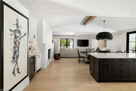 a living room with a couch and a flat screen tv