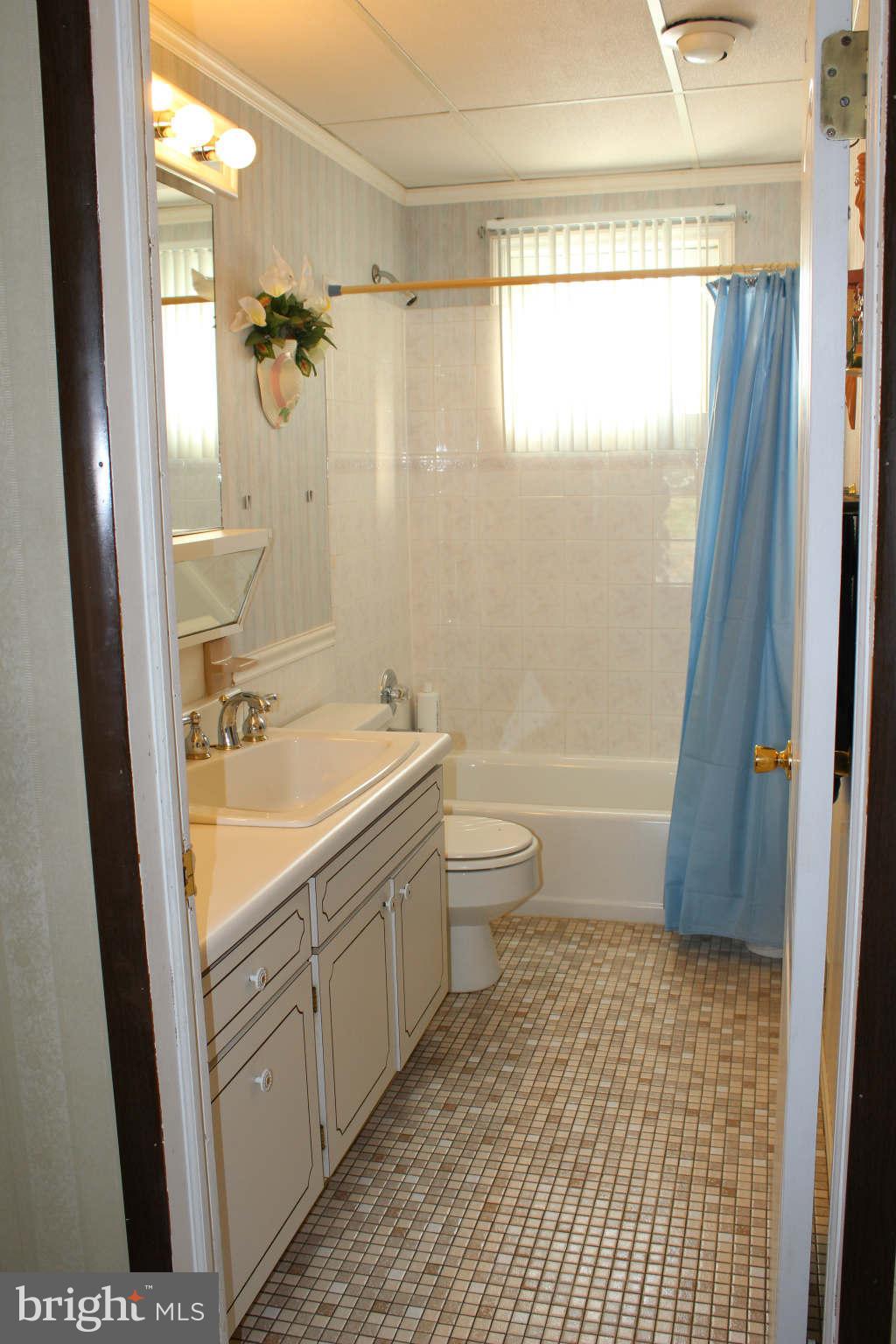 1319 North Point Road Dundalk, MD 21222 - Photo 11 of 24 a bathroom with a sink a toilet and shower