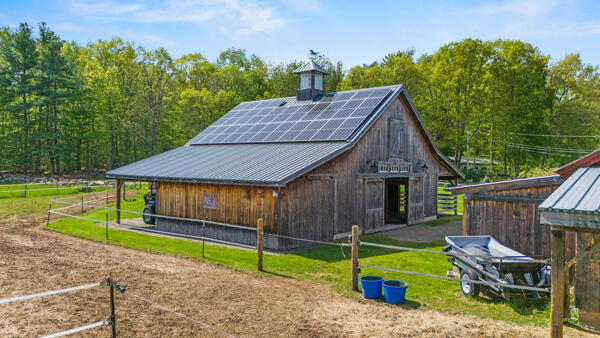 471 Twombley Road Sanford, ME 04073 - Photo 14 of 67 barn with solar panels