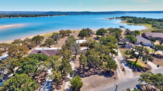 a view of a city and ocean view