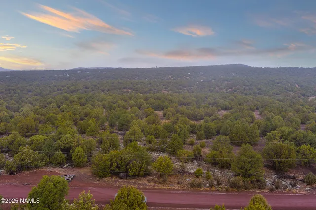 a view of city and mountain