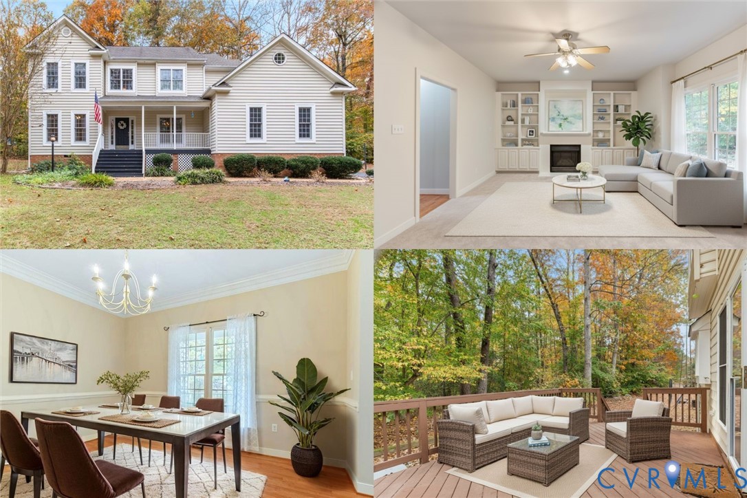 17595 Circuit Rider Drive Beaverdam, VA 23015 - Photo 1 of 29 a view of a dining room with furniture window and outside view