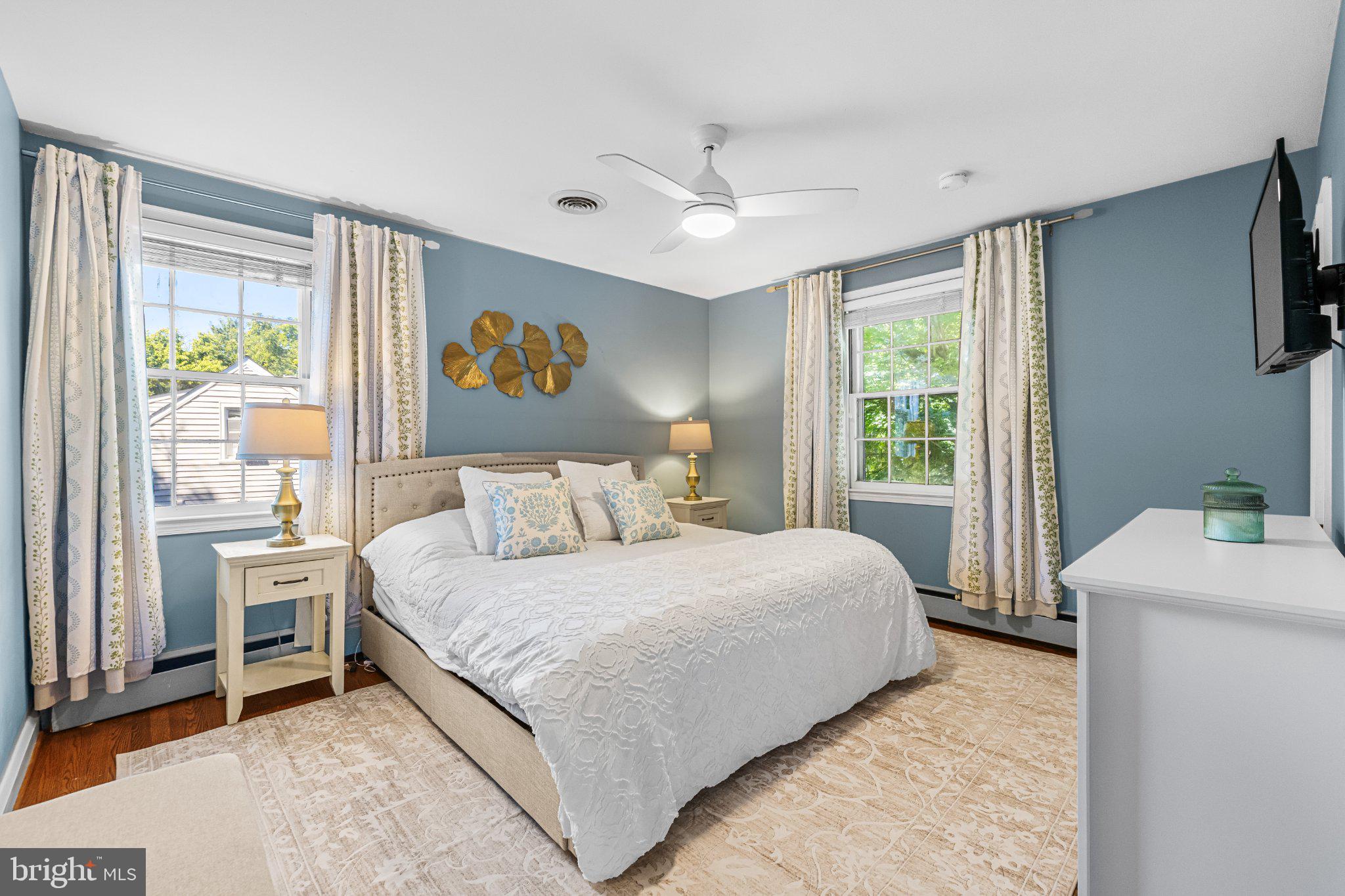 307 Worthington Road Towson, MD 21286 - Photo 30 of 72 Serene blue-hued bedroom retreat.
