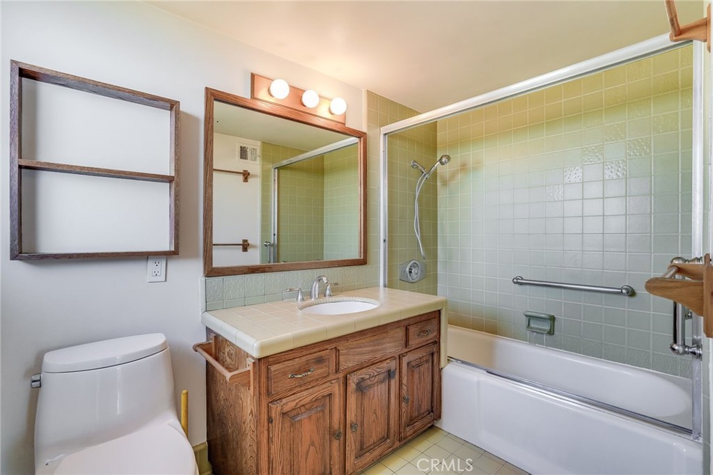 1811 Ocean Way Laguna Beach, CA 92651 - Photo 15 of 28 a bathroom with a sink a toilet and shower