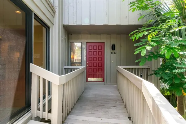 a view of outdoor space and deck