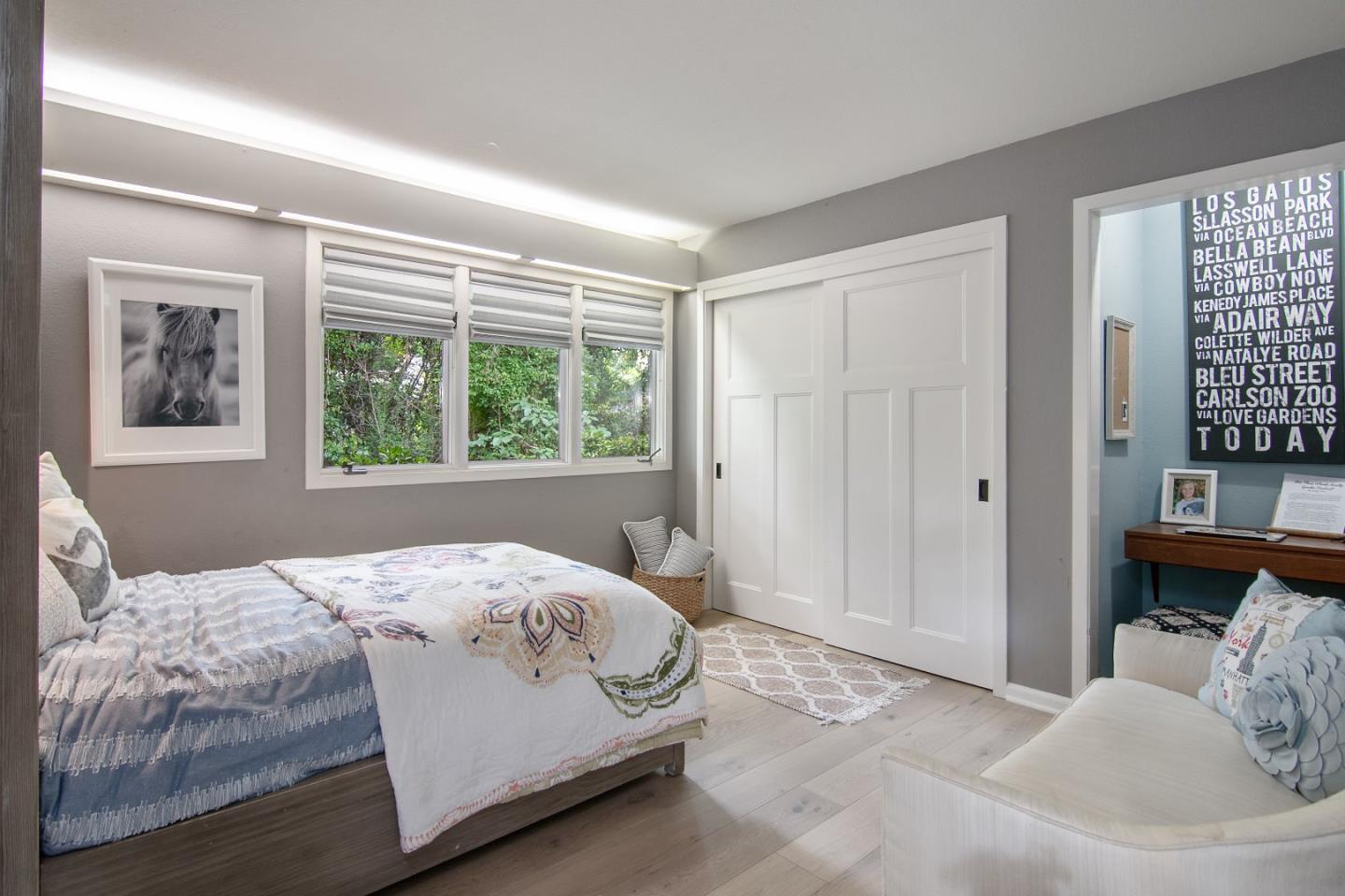 14973 Natalye Road Monte Sereno, CA 95030 - Photo 15 of 31 a bedroom with a bed and a window