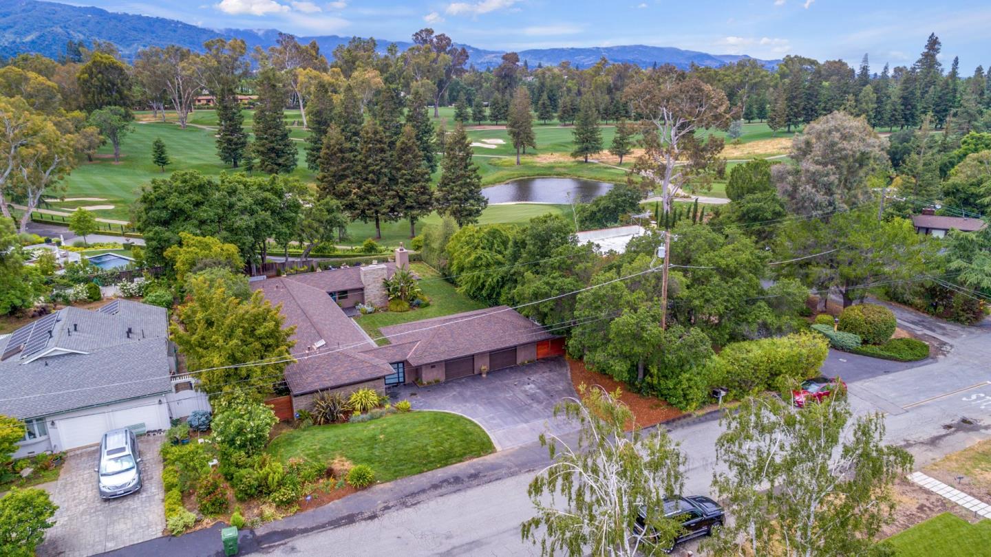 14973 Natalye Road Monte Sereno, CA 95030 - Photo 2 of 31 an aerial view of a houses with a yard and street