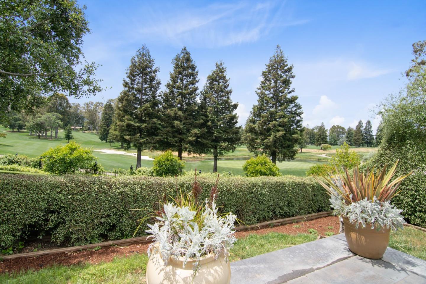 14973 Natalye Road Monte Sereno, CA 95030 - Photo 28 of 31 a view of a garden with a lake