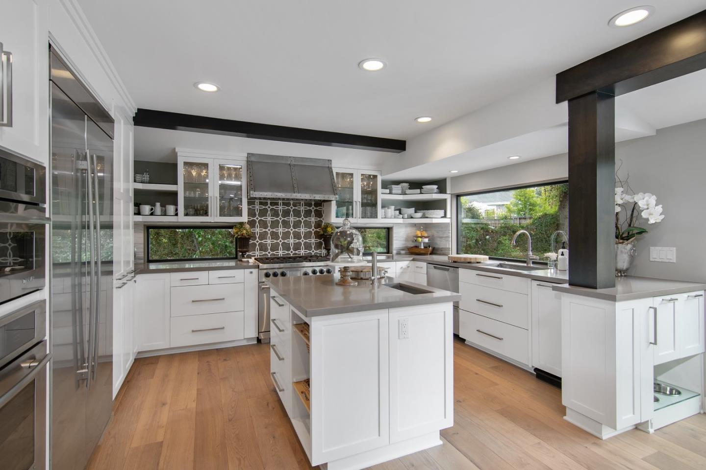14973 Natalye Road Monte Sereno, CA 95030 - Photo 10 of 31 a kitchen with counter top space and appliances