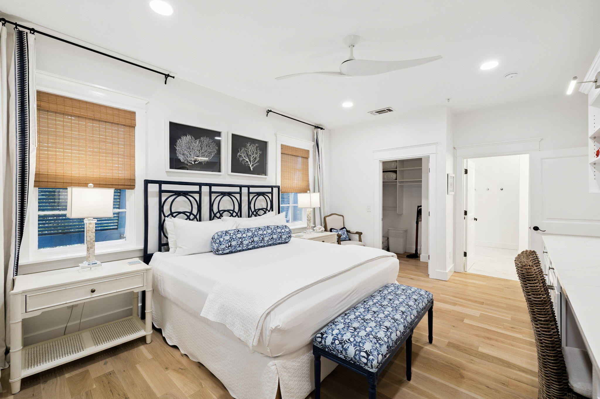 45 St Augustine Street, Unit 9101 Inlet Beach, FL 32461 - Photo 26 of 32 a bedroom with a bed and a large window