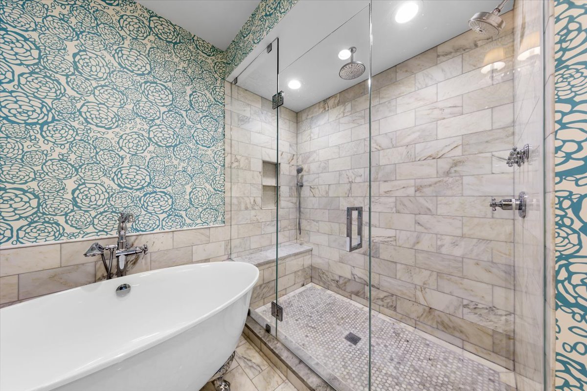 Undisclosed Address Chicago, IL 60622 - Photo 20 of 41 a bathroom with a sink and a shower