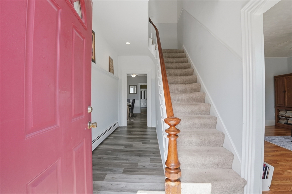 59 Cottage Street Franklin, MA 02038 - Photo 4 of 42 a view of entryway and hall with wooden floor