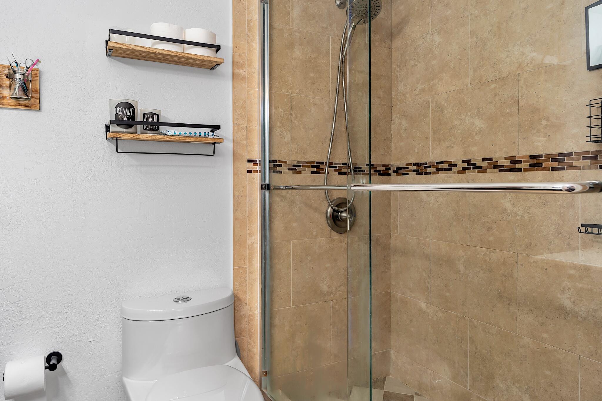 12 Fleming Court Weston, FL 33326 - Photo 39 of 51 a bathroom with a granite countertop shower and a sink