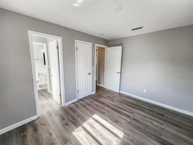 wooden floor in an empty room