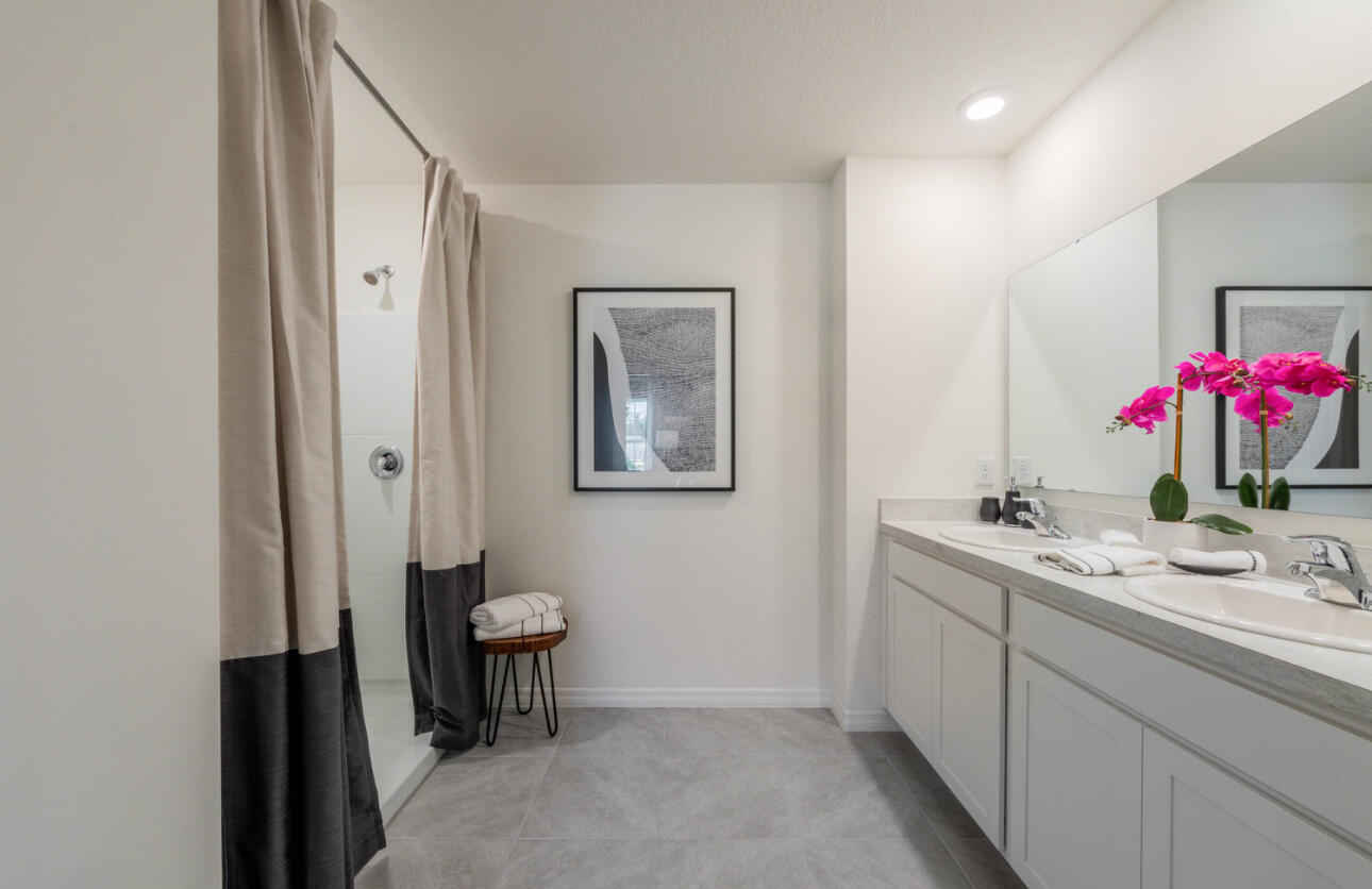 12276 Nettuno Way Port St. Lucie, FL 34987 - Photo 17 of 21 a bathroom with a sink and a mirror