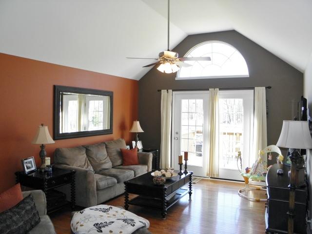 417 Blackey Bandy Road Bethpage, TN 37022 - Photo 12 of 20 Vaulted ceiling with smooth finish. Palladium window above french doors.