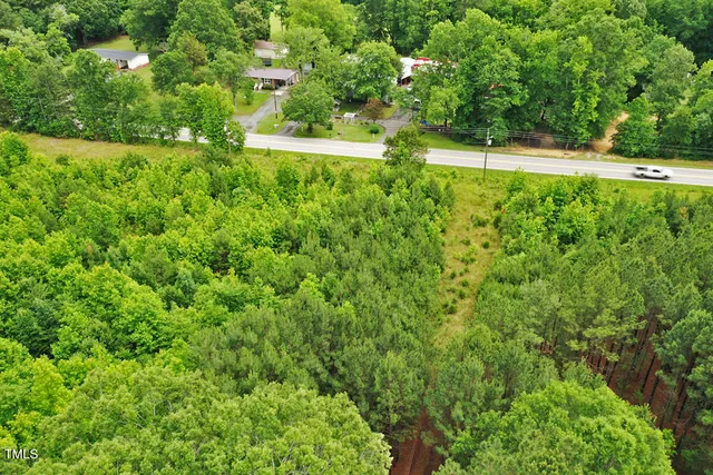 a view of a green yard