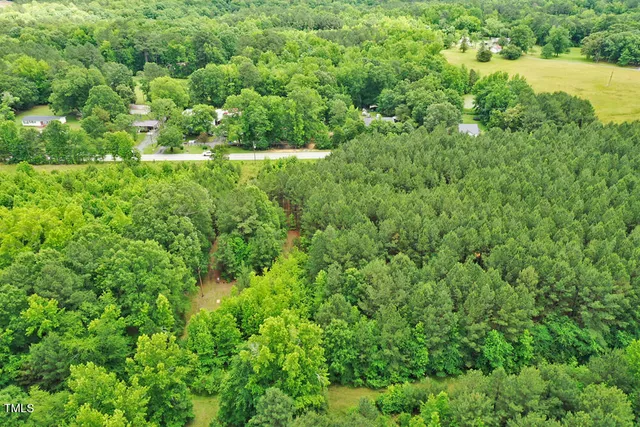 a view of a lush green field