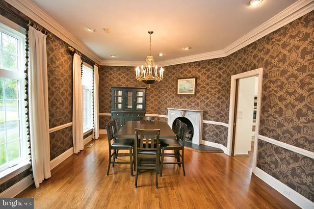 wooden floor and windows in a room