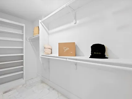 a view of a closet