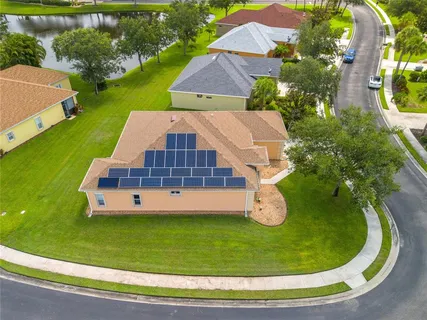a aerial view of a house