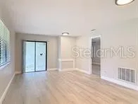 a view of a bathroom with a shower