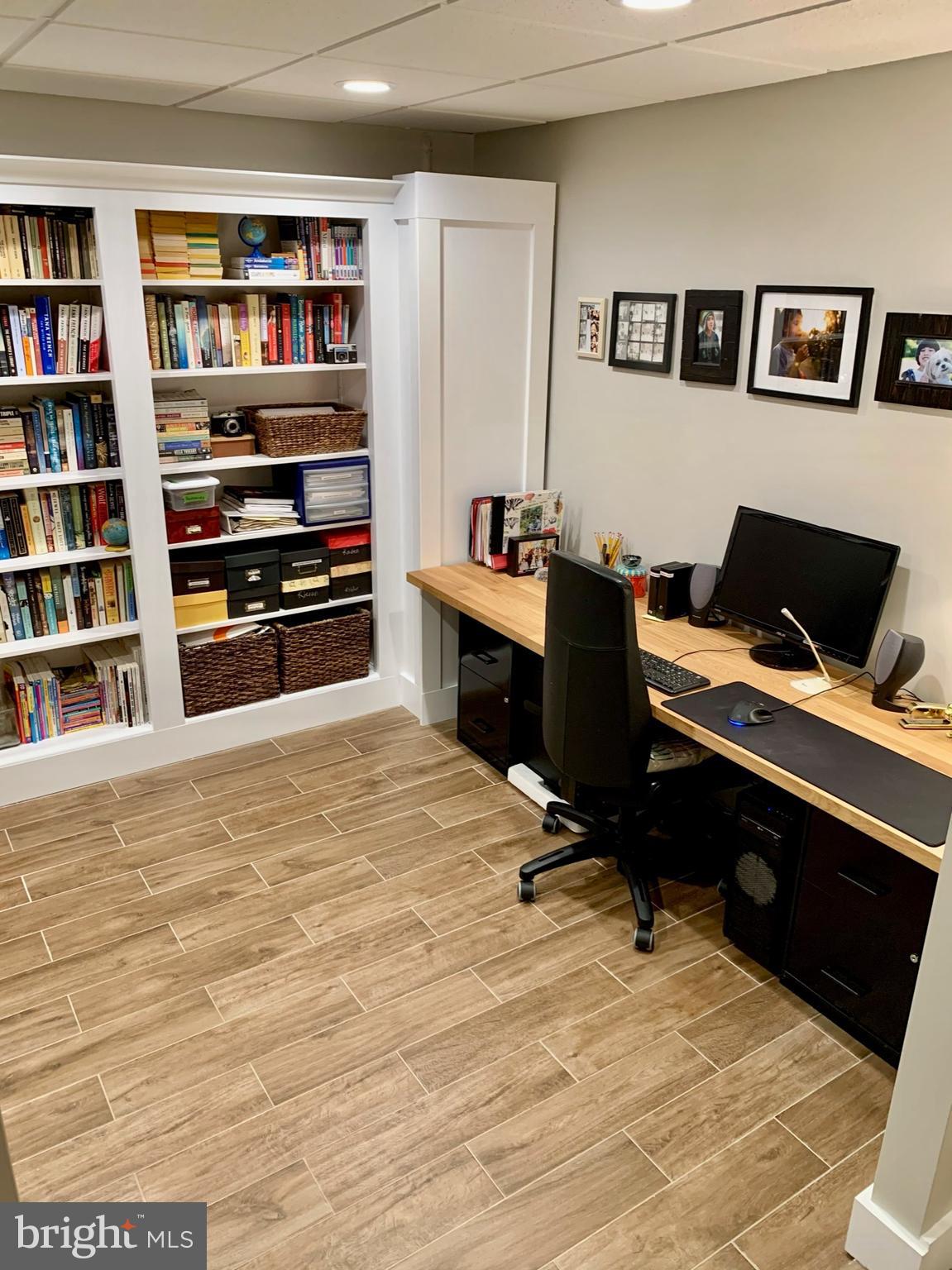 1920 Kimberly Road Silver Spring, MD 20903 - Photo 28 of 31 Basement Office Desk