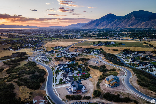 3247 South Mapleton Estates Drive Mapleton, UT 84664 - Photo 64 of 70 Aerial perspective of suburban area featuring mountains