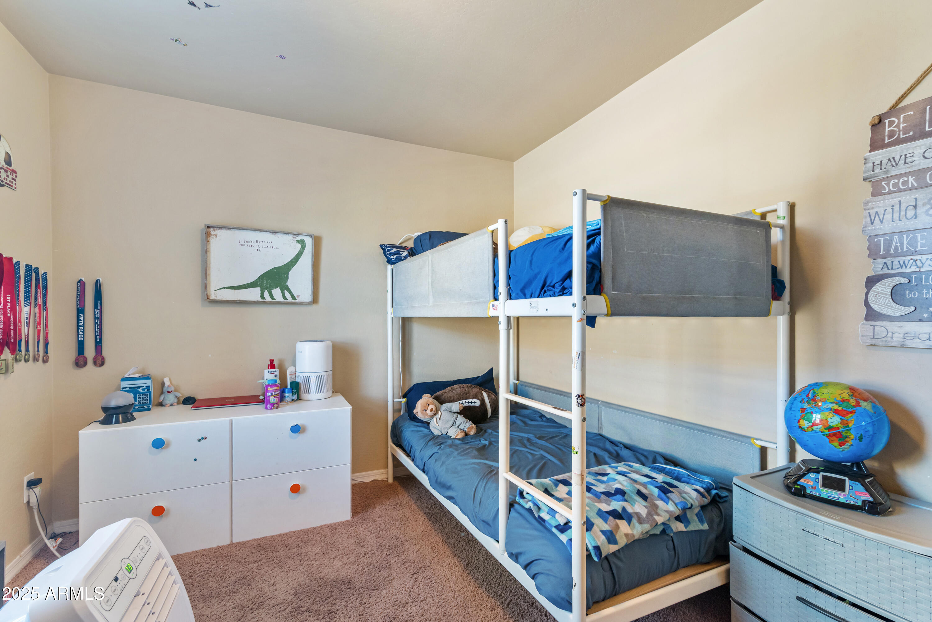 878 South Huish Drive, Unit LOT 105 Gilbert, AZ 85296 - Photo 26 of 51 a bedroom with bed and a baby crib