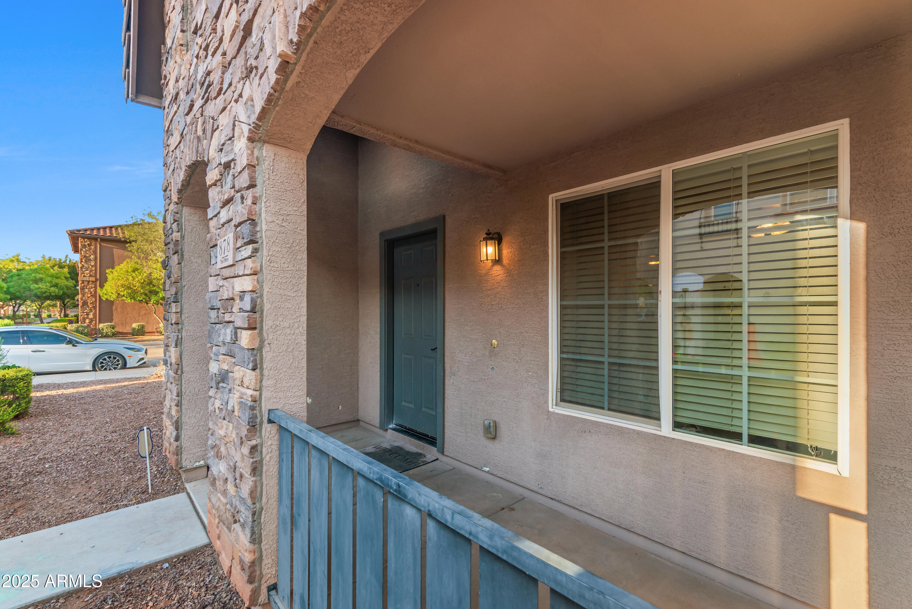 878 South Huish Drive, Unit LOT 105 Gilbert, AZ 85296 - Photo 3 of 51 a view of balcony with a potted plant