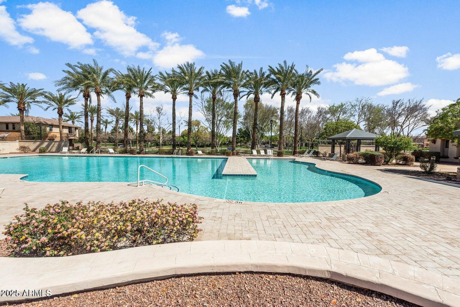 878 South Huish Drive, Unit LOT 105 Gilbert, AZ 85296 - Photo 33 of 51 a view of a park with palm trees