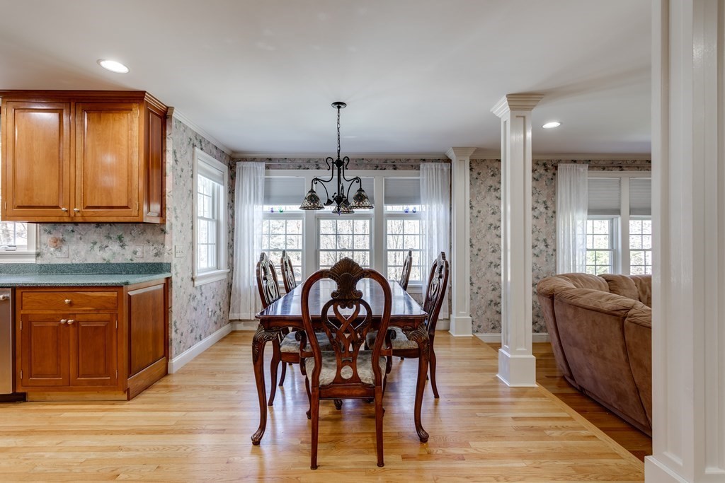 97 Glenwood Road Rutland, MA 01543 - Photo 7 of 26 a view of a dining room with furniture window and outside view