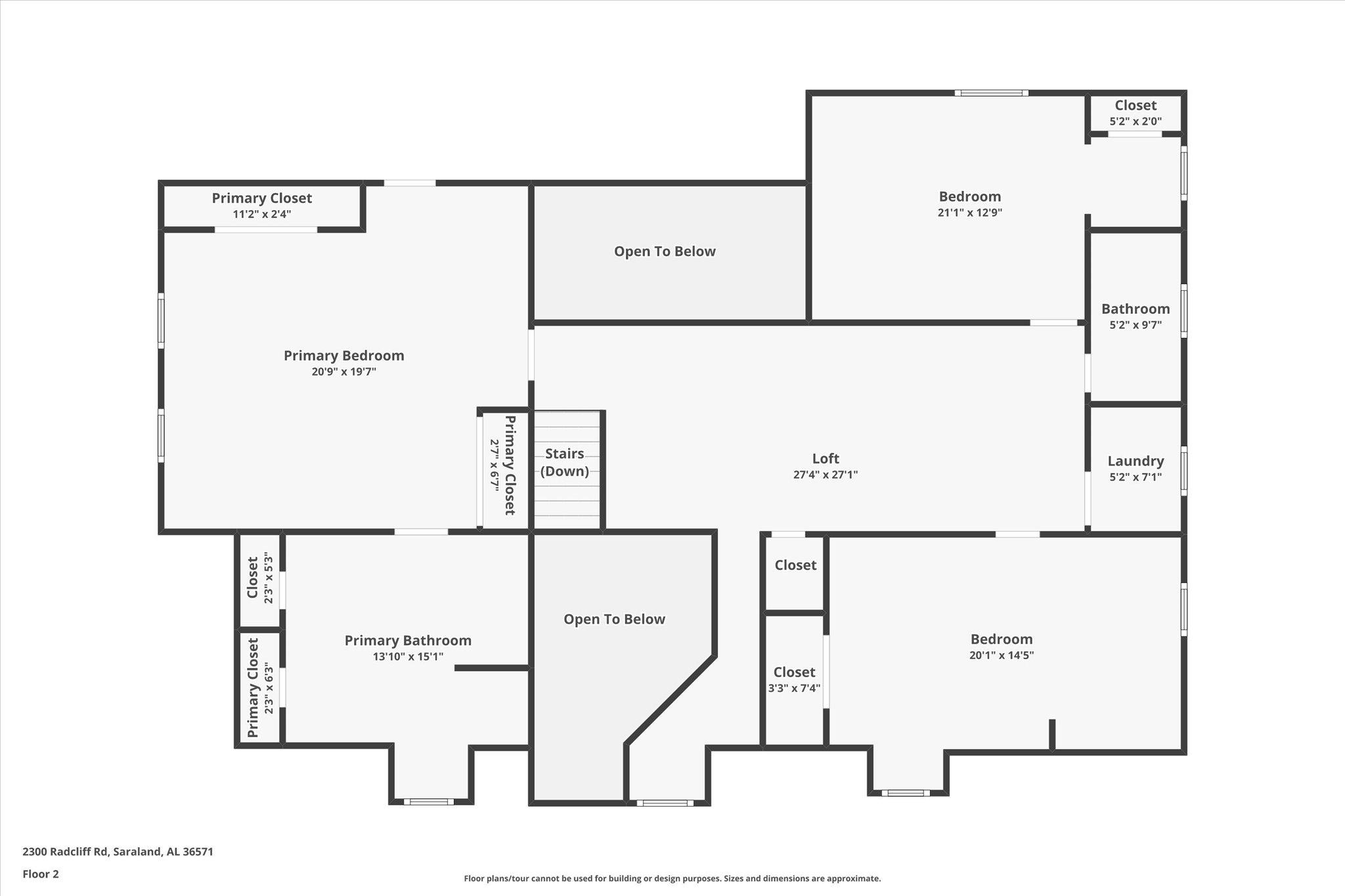 2300 Radcliff Road Saraland, AL 36571 - Photo 56 of 56 View of home floor plan