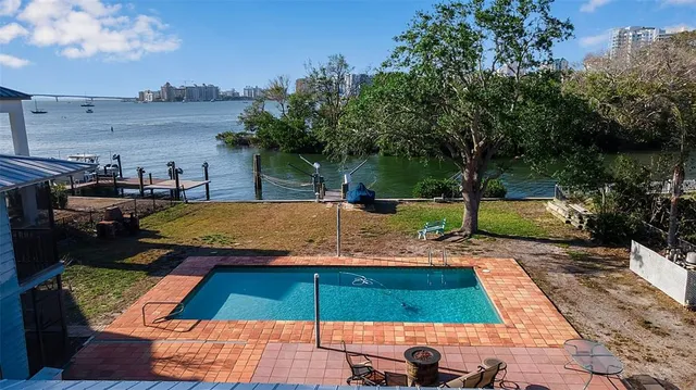 a view of beach and ocean