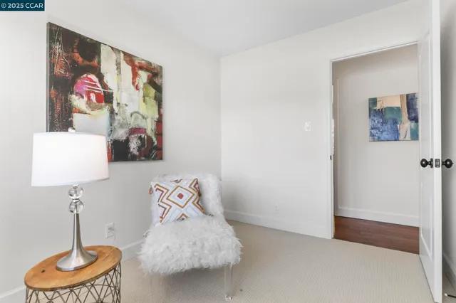 a room with furniture and a window