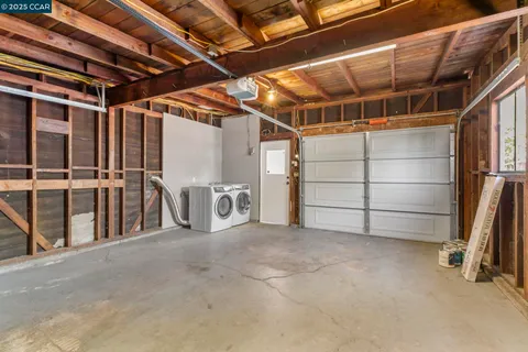 a view of a storage room