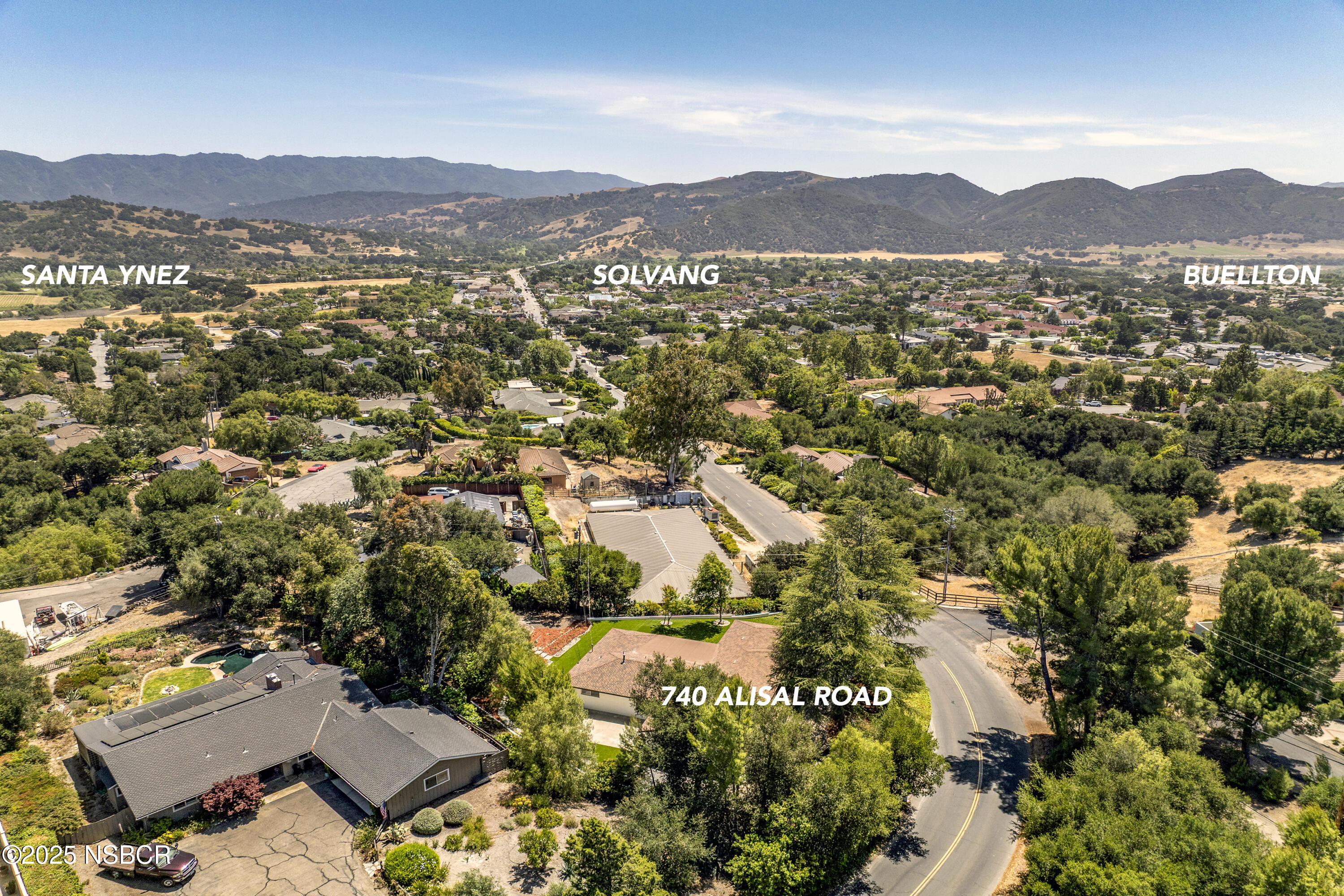740 Alisal Road Solvang, CA 93463 - Photo 39 of 39 ALISAL AERIALS LABELED 06.25