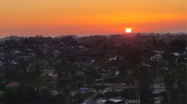 a view of city from balcony