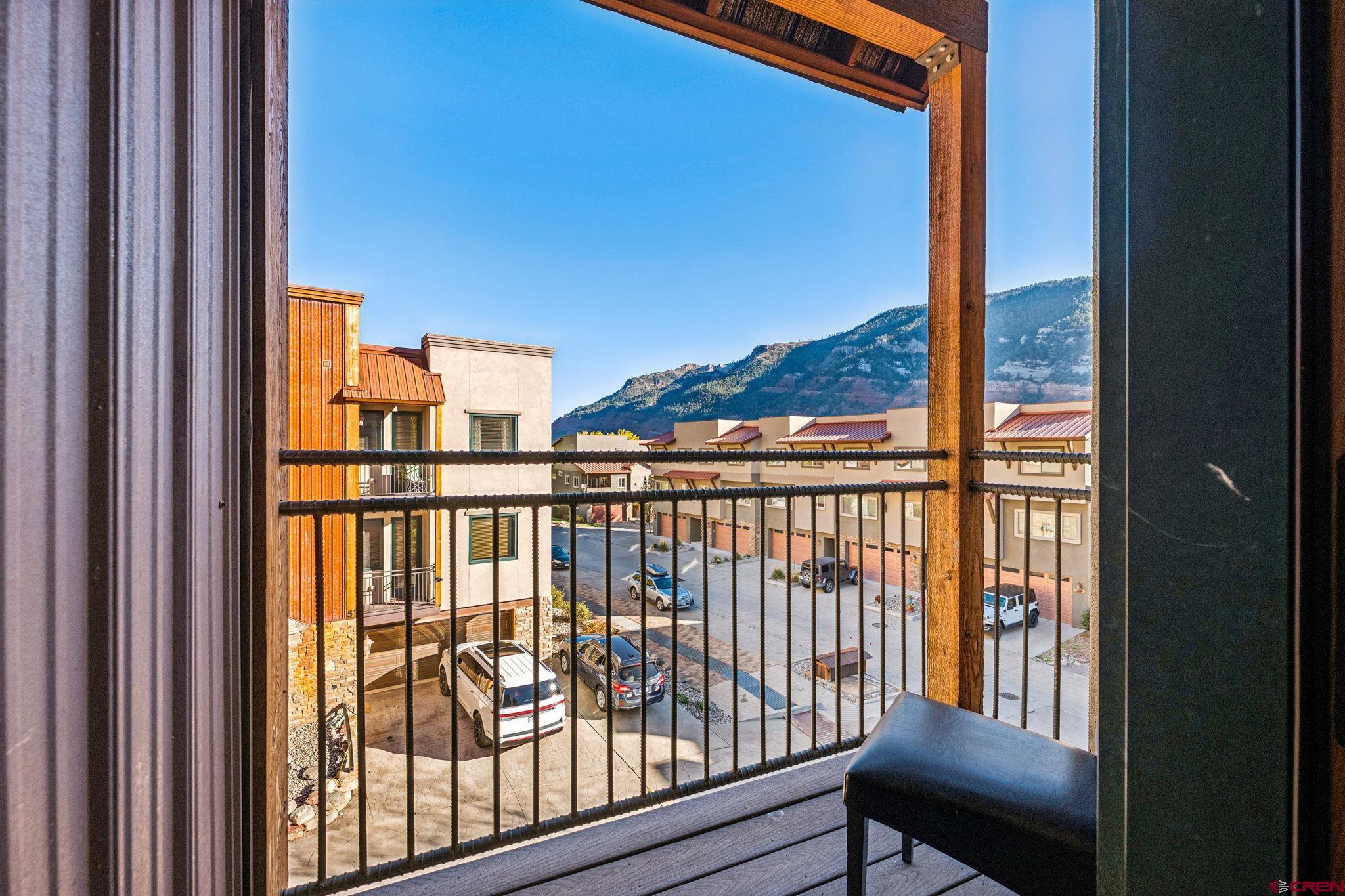 1422 Animas View Drive, Unit 55 Durango, CO 81301 - Photo 17 of 44 a view of a balcony with chair