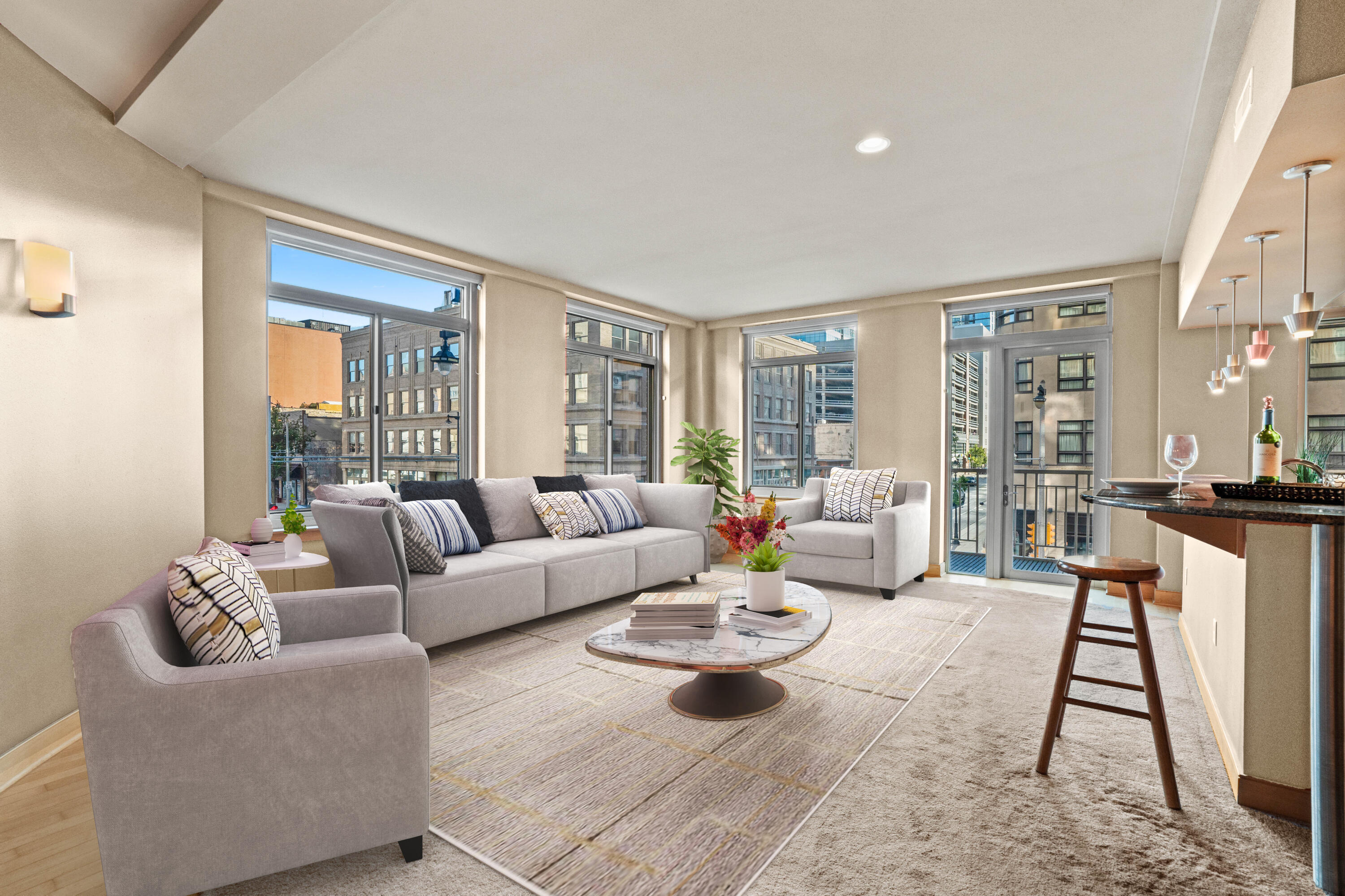 Virtually manipulated creamy white