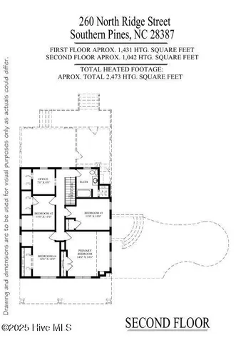 $925,000 | 260 North Ridge Street, Southern Pines, NC 28387