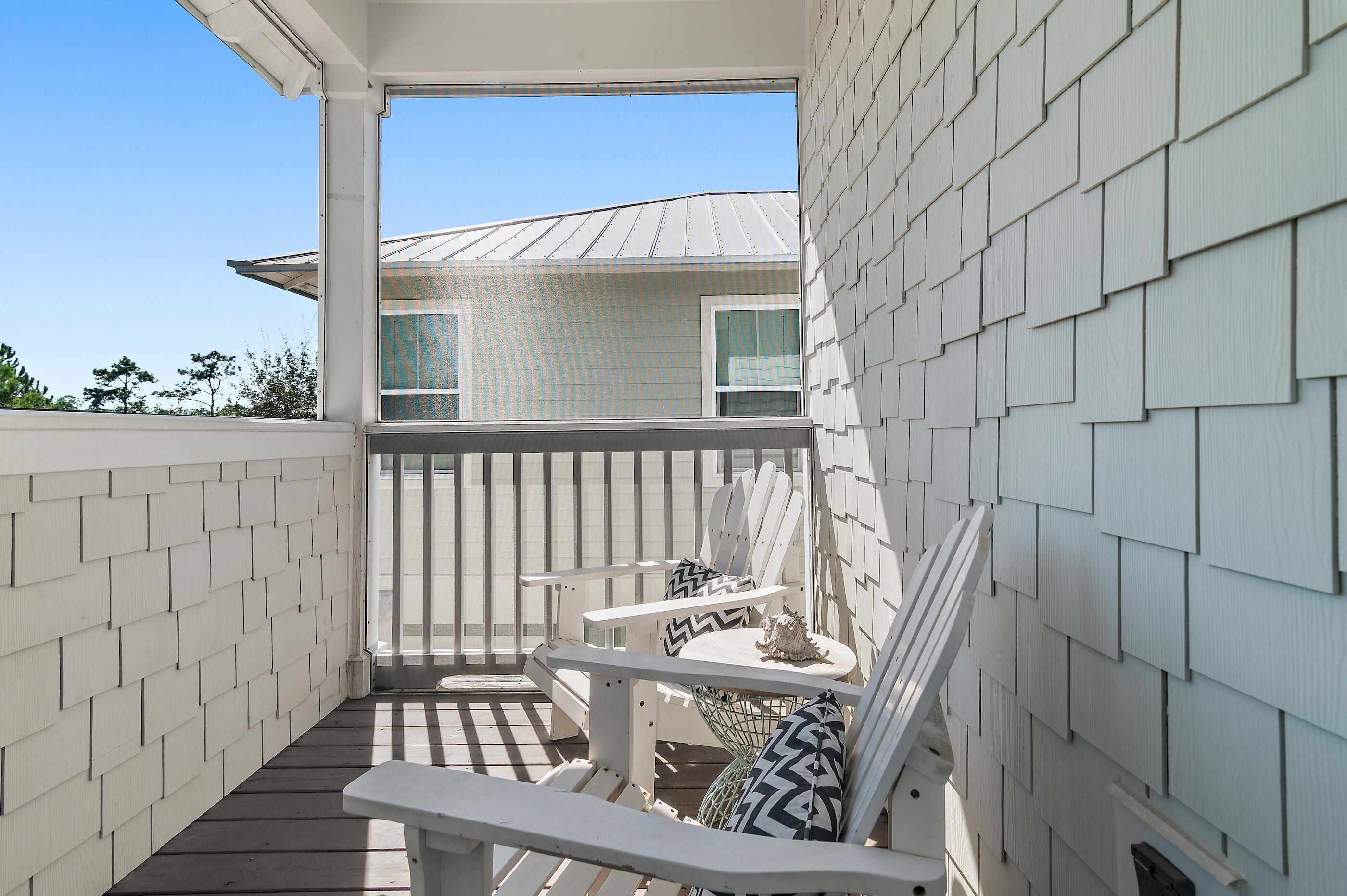 689 Flatwoods Forest Loop Santa Rosa Beach, FL 32459 - Photo 26 of 52 Screened Balcony off 3rd Bedroom
