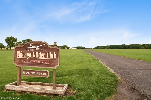 a sign on the side of a road