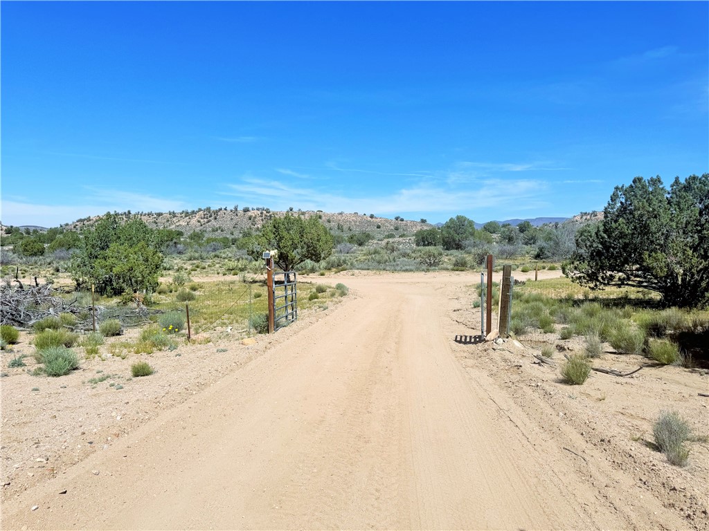 14224 East Randy Ranch Road Kingman, AZ 86401 - Photo 54 of 75 The property features a dirt road leading towards a distant mountainous landscape