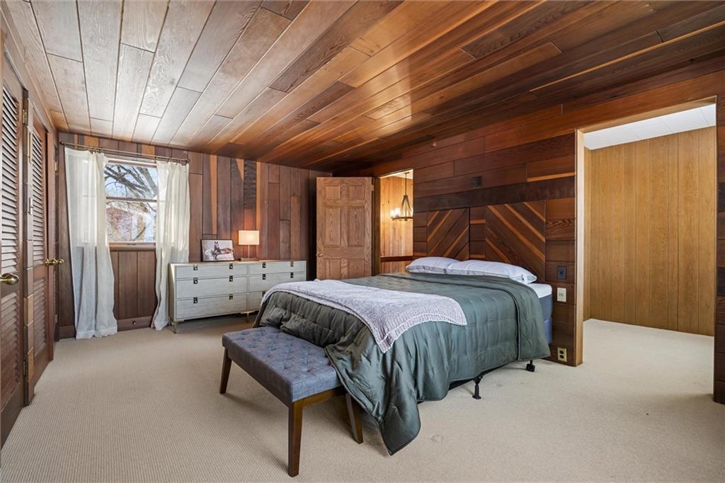 121 Brewer Road Saxonburg, PA 16056 - Photo 20 of 49 a bedroom with a bed couch and window